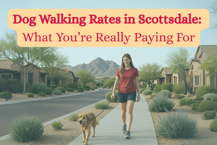 Dog Walking Rates in Scottsdale: What You’re Really Paying For
