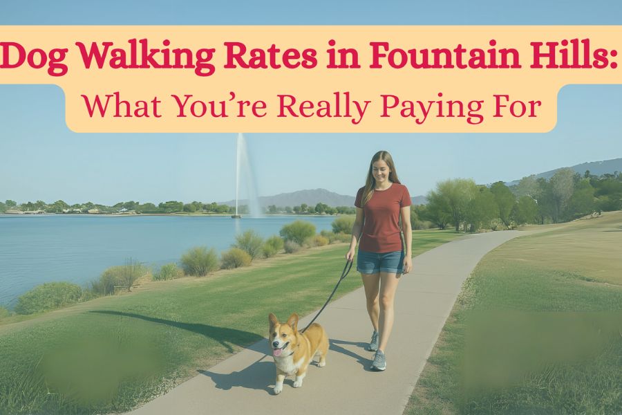 Dog Walking Rates in Fountain Hills, AZ: What You’re Really Paying For
